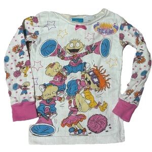 Rugrats Girls Vintage Nickelodeon Cartoon Graphic Tshirt 1998 Size 4T Viacom